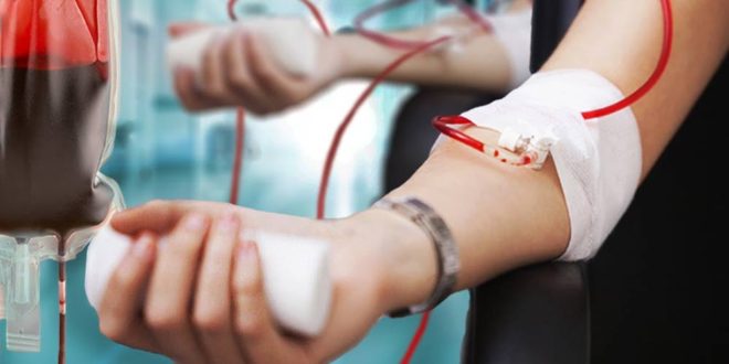 переливание крови человеку