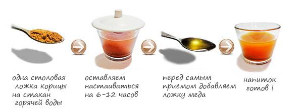 Рецепт корицы с добавлением меда для чистки сосудов
