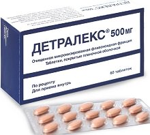 Таблетки Детралекс 500 мг: цена, инструкция и аналоги подешевле