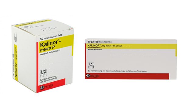 Список препаратов калия в таблетках и растворах