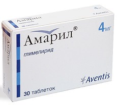 Таблетки Амарил: инструкция по применению