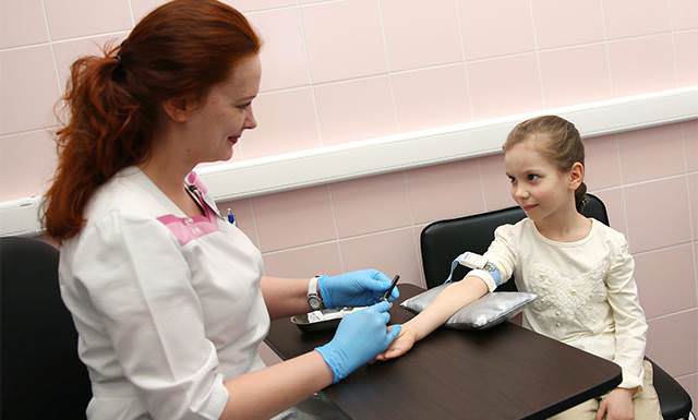 Анализ крови у ребенка